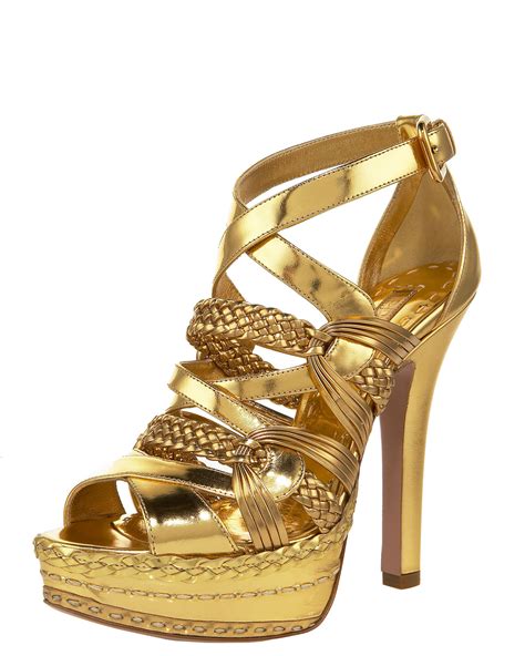 prada metallic sandals gold|prada denim sandals.